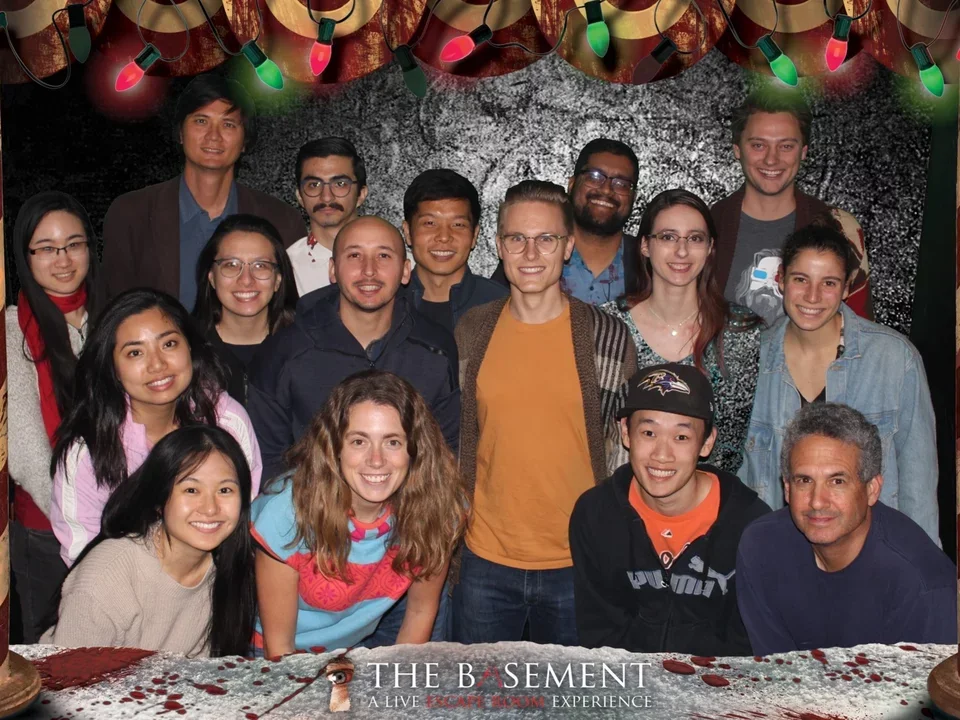 The Teitell lab after they participated in an escape room